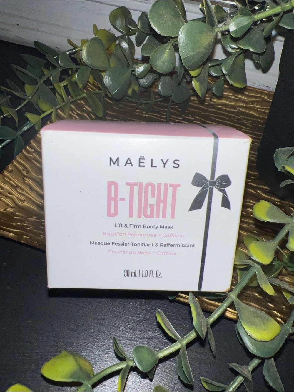 MAËLYS B-TIGHT Lift & Firm Booty Mask - Pink/White Packaging